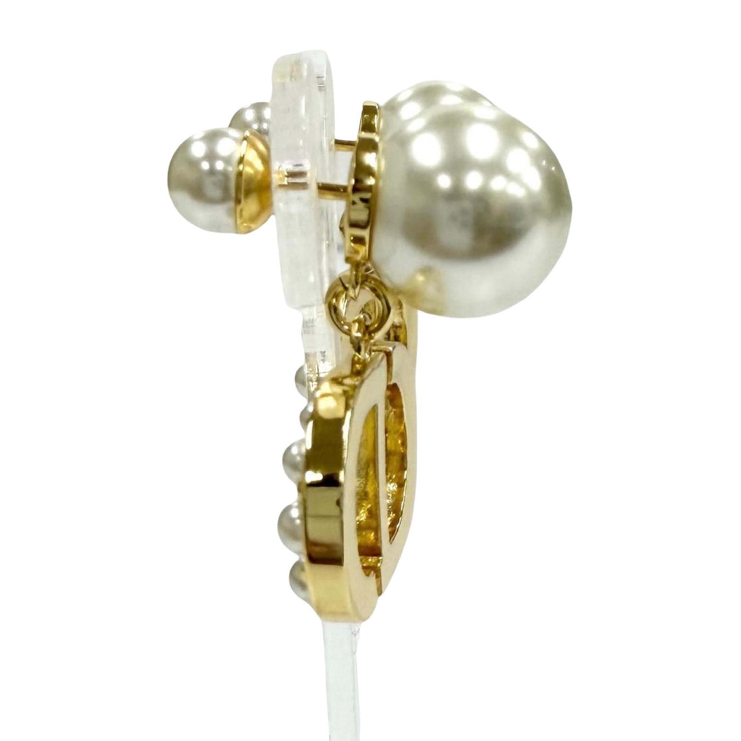 plaqué Perles fantaisie Tribales fermoir poussette Boucles d'oreilles Doré