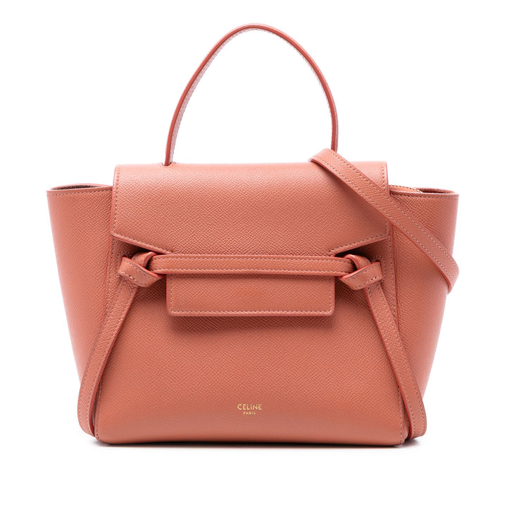 Celine Nano Cuir de veau grainé Sac ceinture