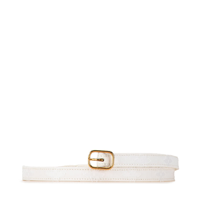 Flowergram Ardillon Canvas Belt White - Gaby Paris