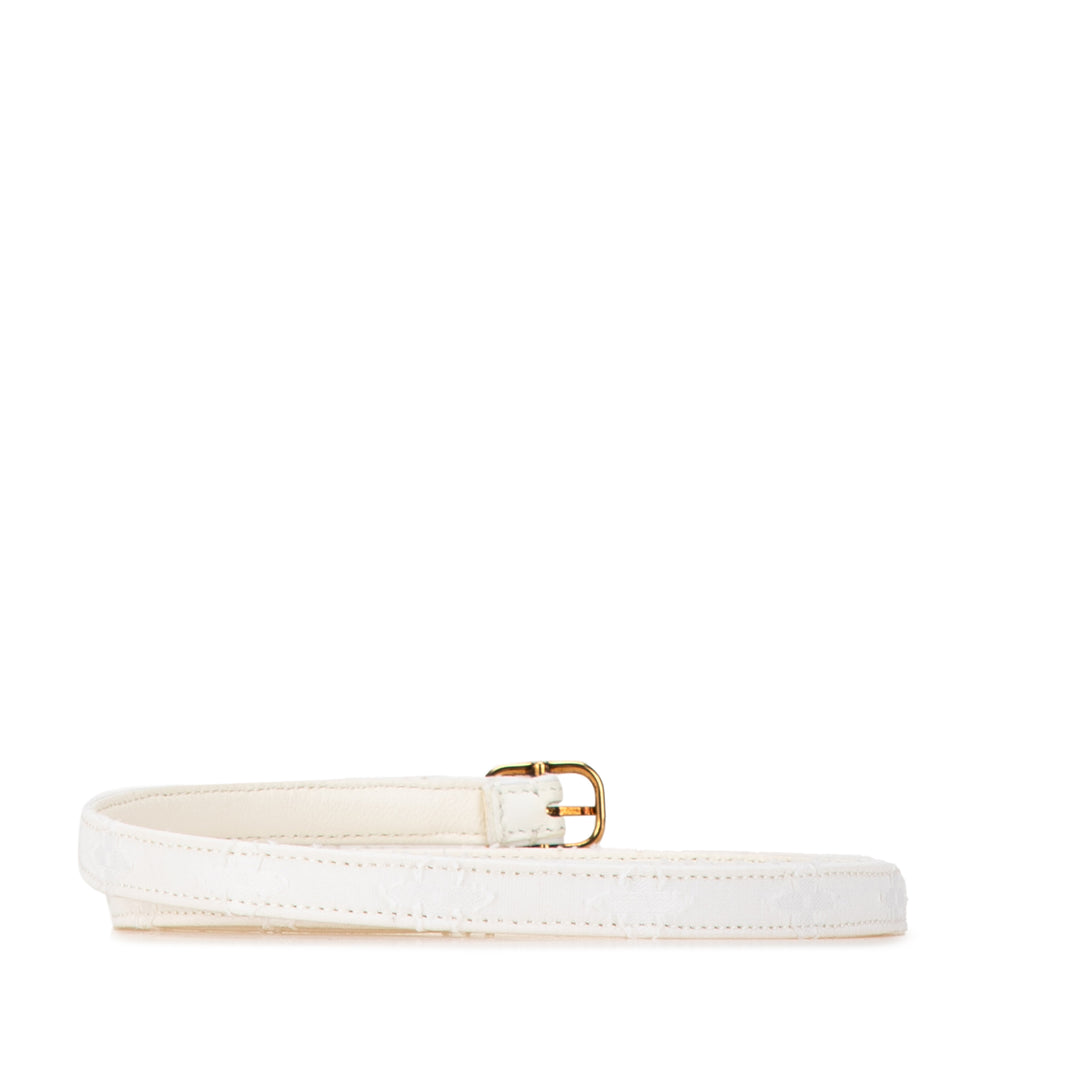 Flowergram Ardillon Canvas Belt White - Gaby Paris