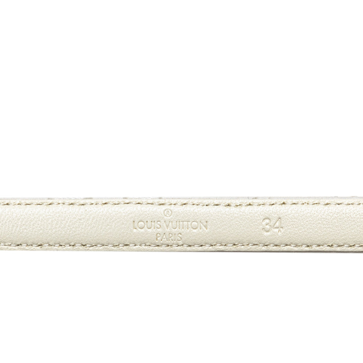 Flowergram Ardillon Canvas Belt White - Gaby Paris