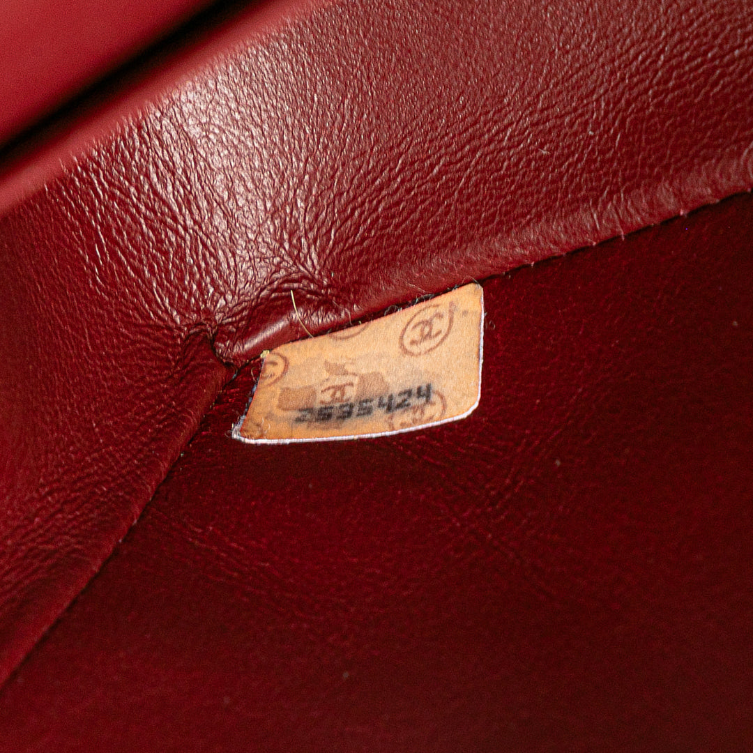 Small Classic Lambskin Double Flap Black - Gaby Paris