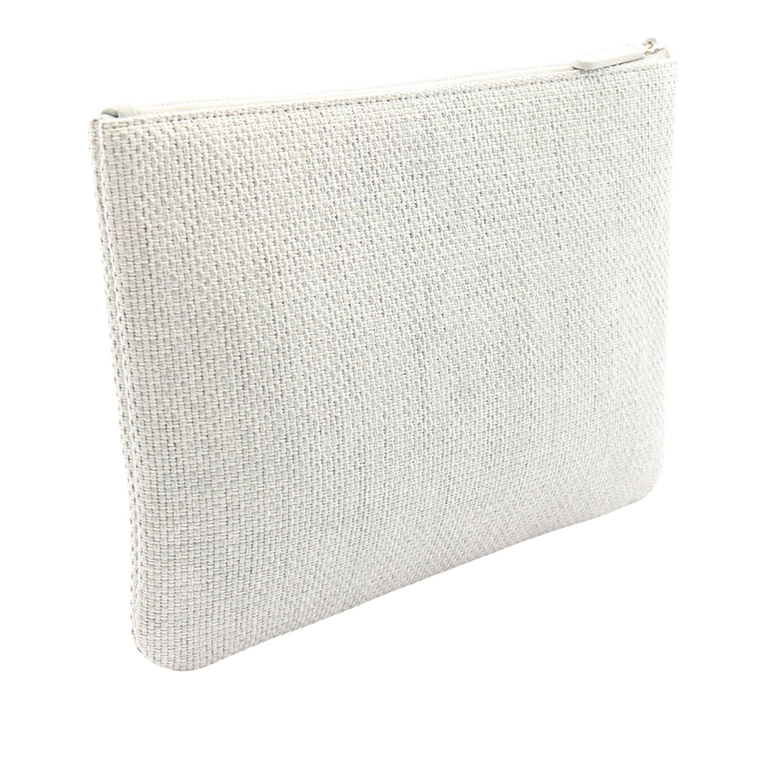 Chanel Pochette Deauville O Étui Tweed Grand Gris – vue 2 – GABY PARIS