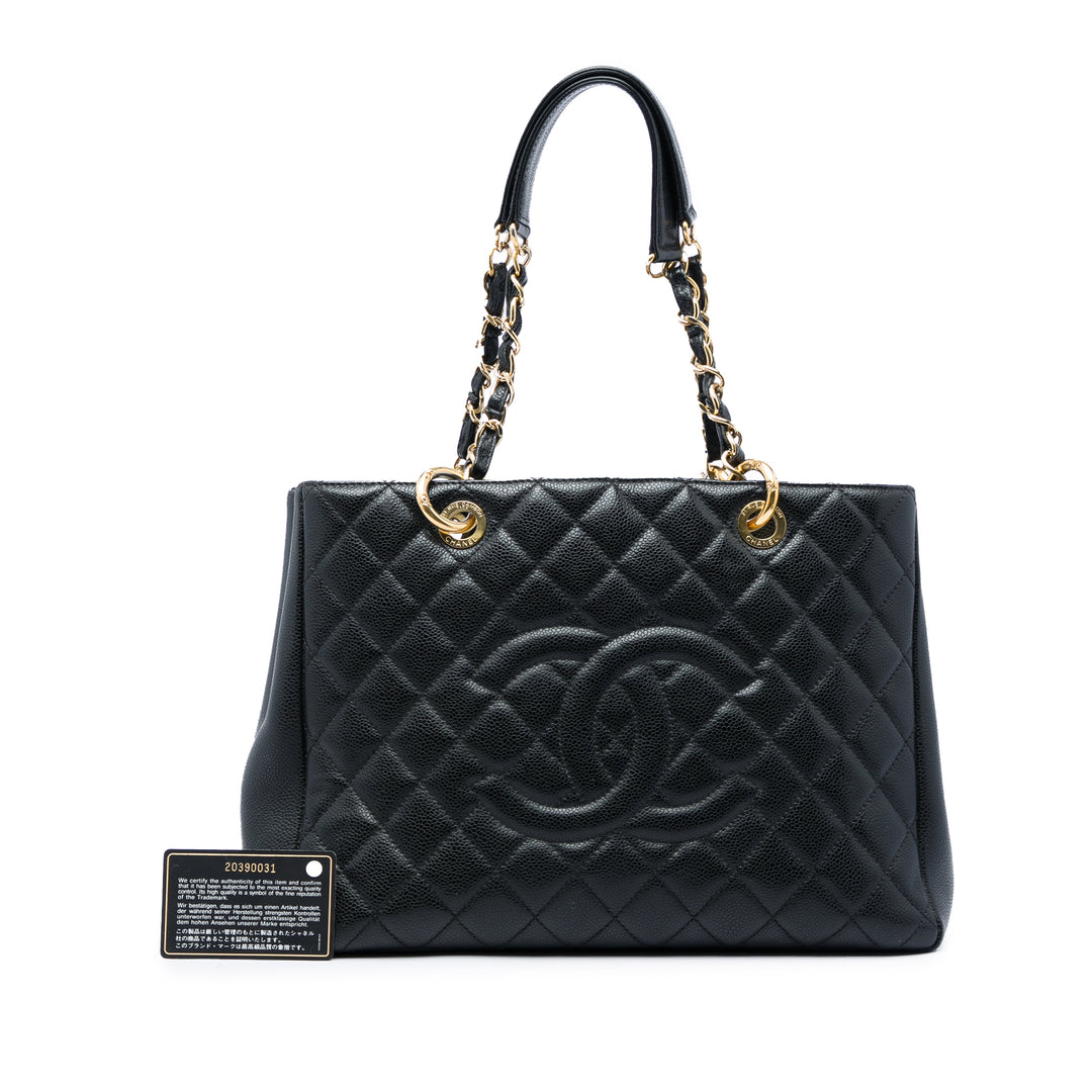 Cabas Cuir caviar Noir
