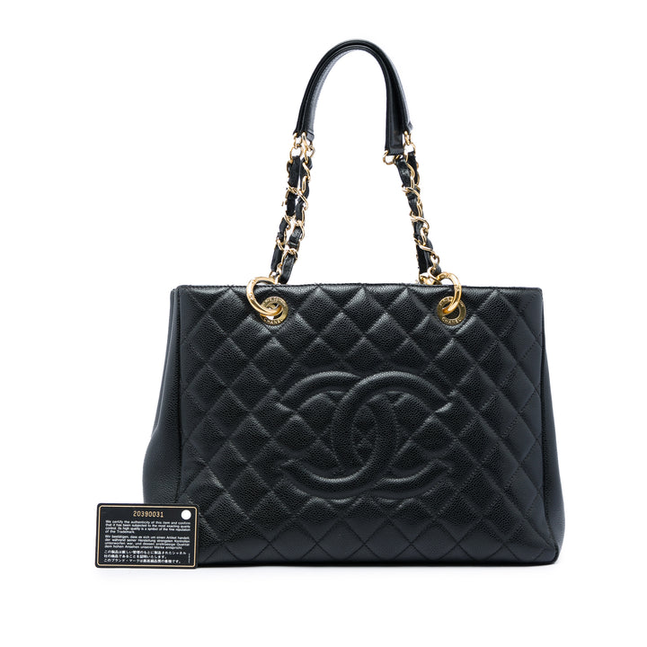 Cabas Cuir caviar Noir