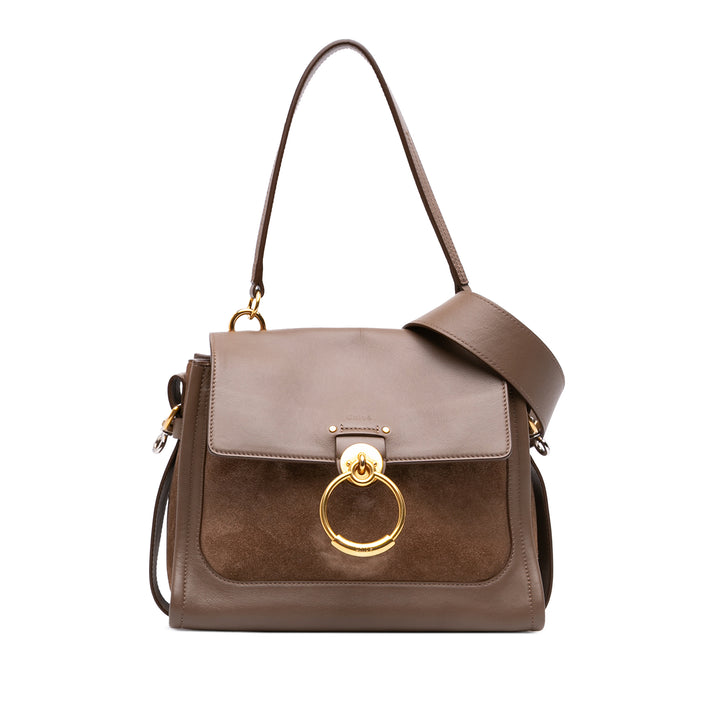 Tess Day Sac Petit Cuir de veau Marron