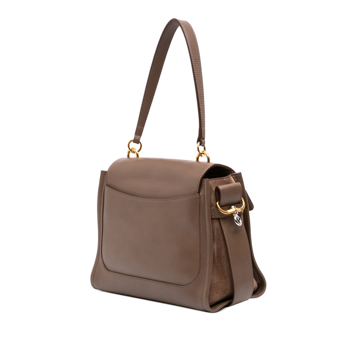 Tess Day Sac Petit Cuir de veau Marron