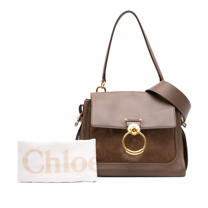 Tess Day Sac Petit Cuir de veau Marron