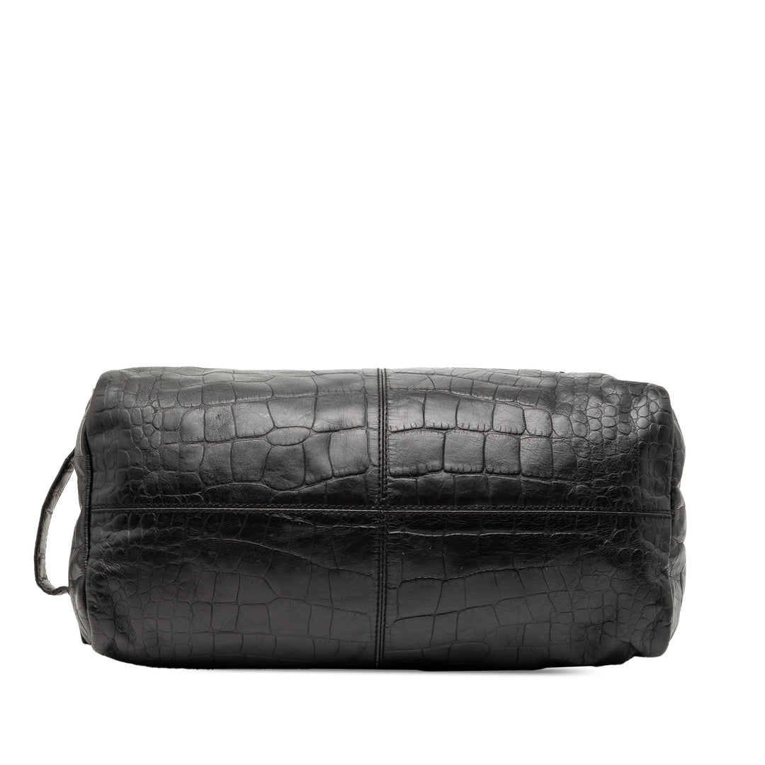 Givenchy Croc embossé Cuir Duffle Sac