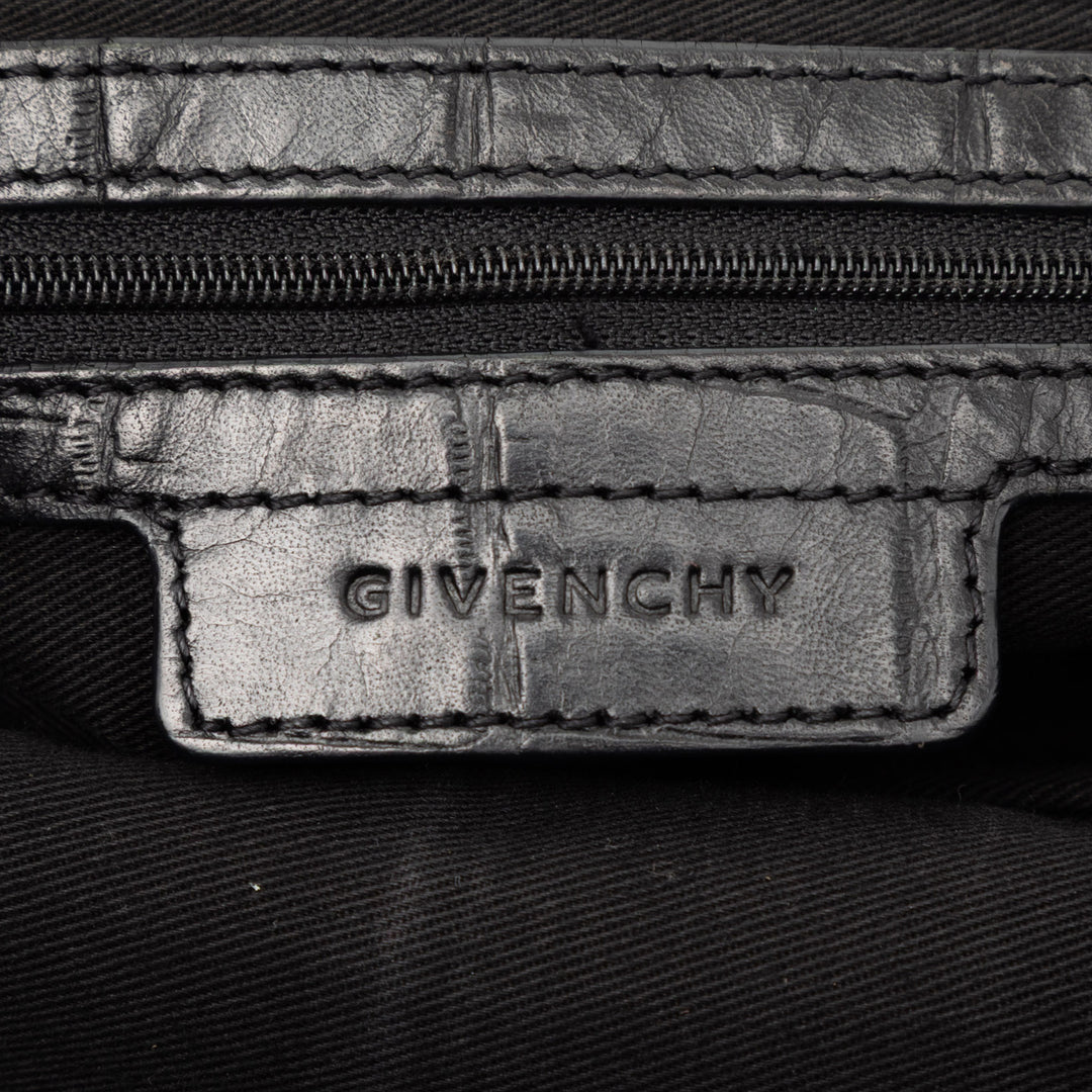 Givenchy Croc embossé Cuir Duffle Sac