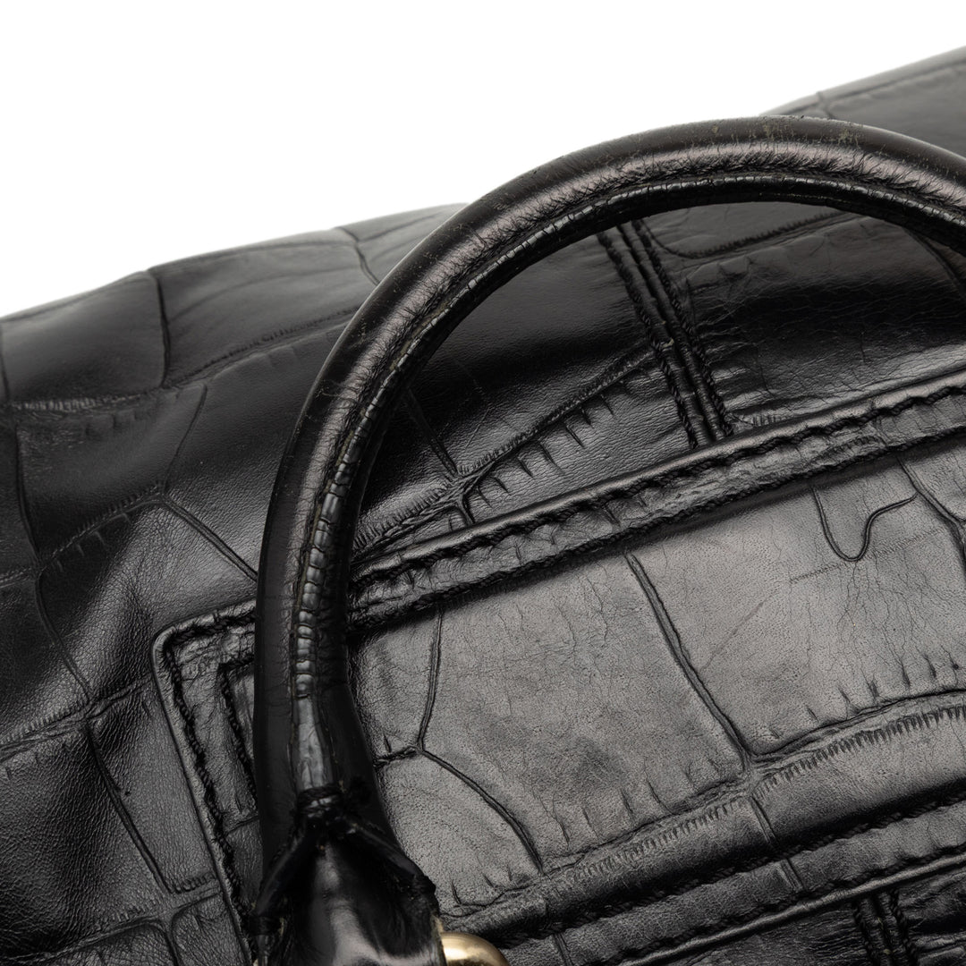Givenchy Croc embossé Cuir Duffle Sac