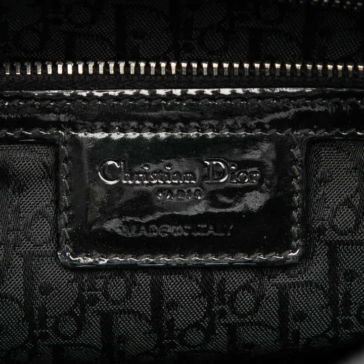 Dior Large Cuir verni Cannage Lady Dior