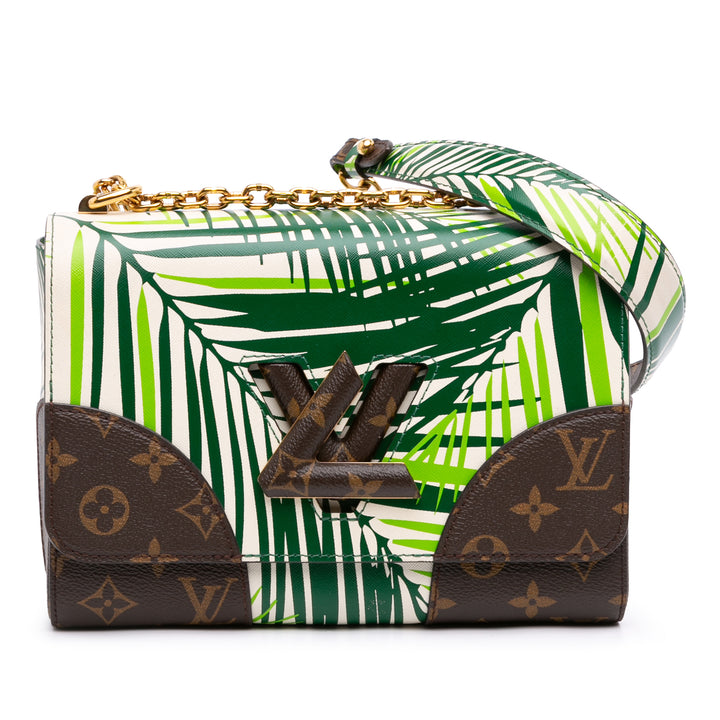 Palm Imprimé Twist MM Monogram Blanc