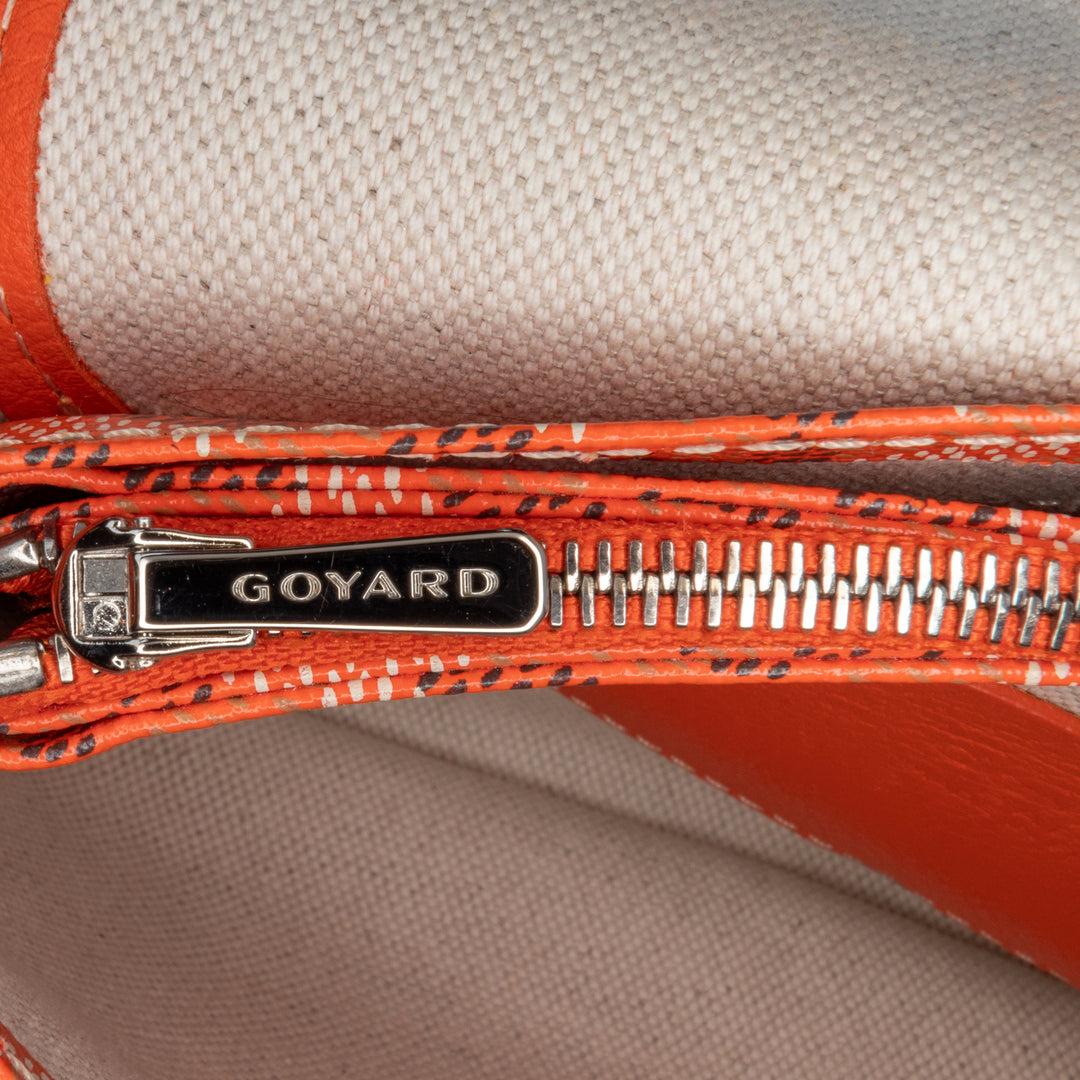 Goyardine Plumet Pocket Wallet Orange - Gaby Paris