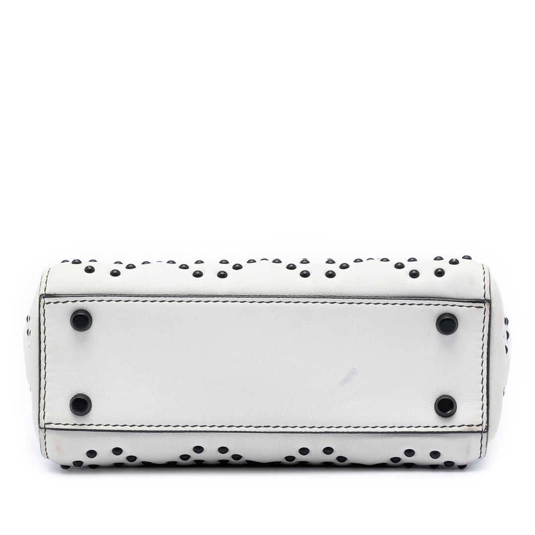 Dior Mini Ultra Matte Cuir de veau Cannage clouté Supple Lady Dior