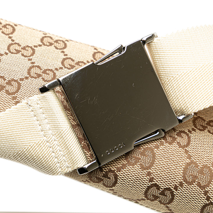 GG Canvas Belt Bag Brown - Gaby Paris