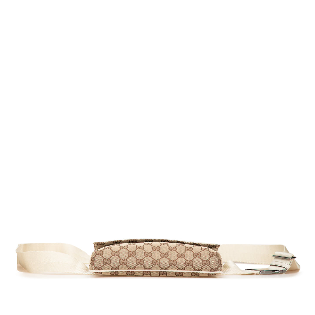 GG Canvas Belt Bag Brown - Gaby Paris