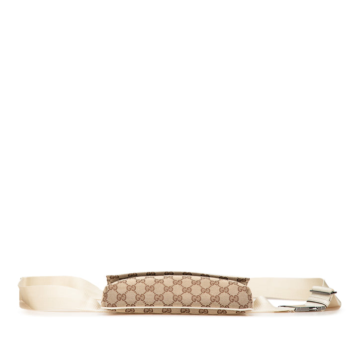 GG Canvas Belt Bag Brown - Gaby Paris