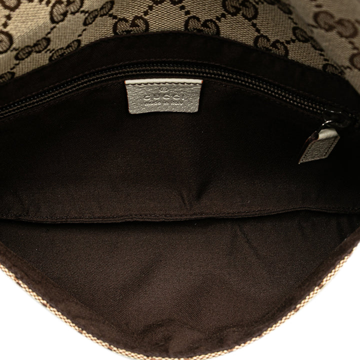 GG Canvas Belt Bag Brown - Gaby Paris