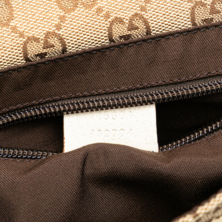 GG Canvas Belt Bag Brown - Gaby Paris