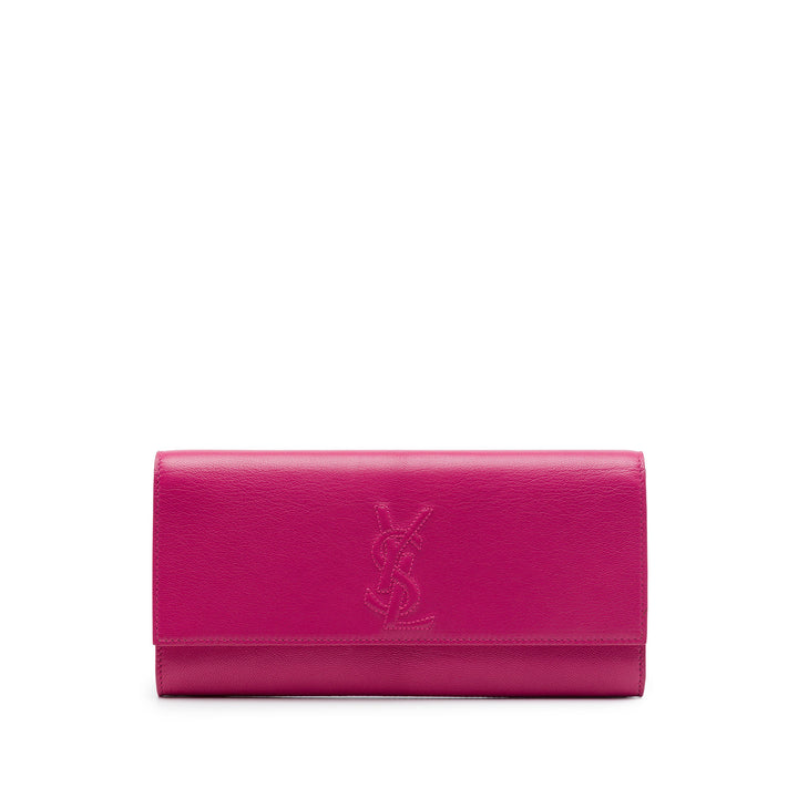 Saint Laurent Small Textured Cuir de veau Belle De Jour Pochette