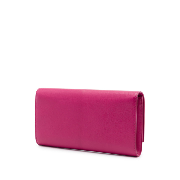 Saint Laurent Small Textured Cuir de veau Belle De Jour Pochette