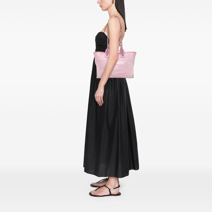 Chanel Small Toile Deauville Cabas