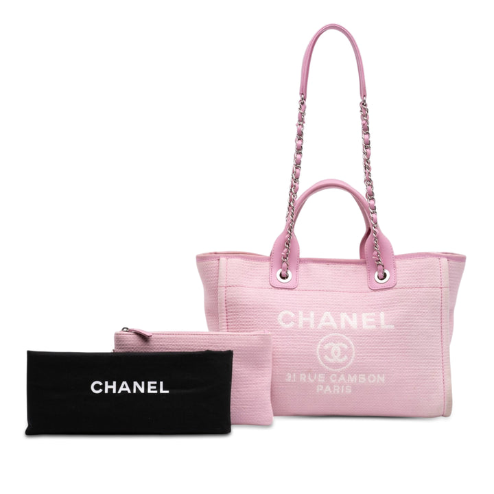Chanel Small Toile Deauville Cabas