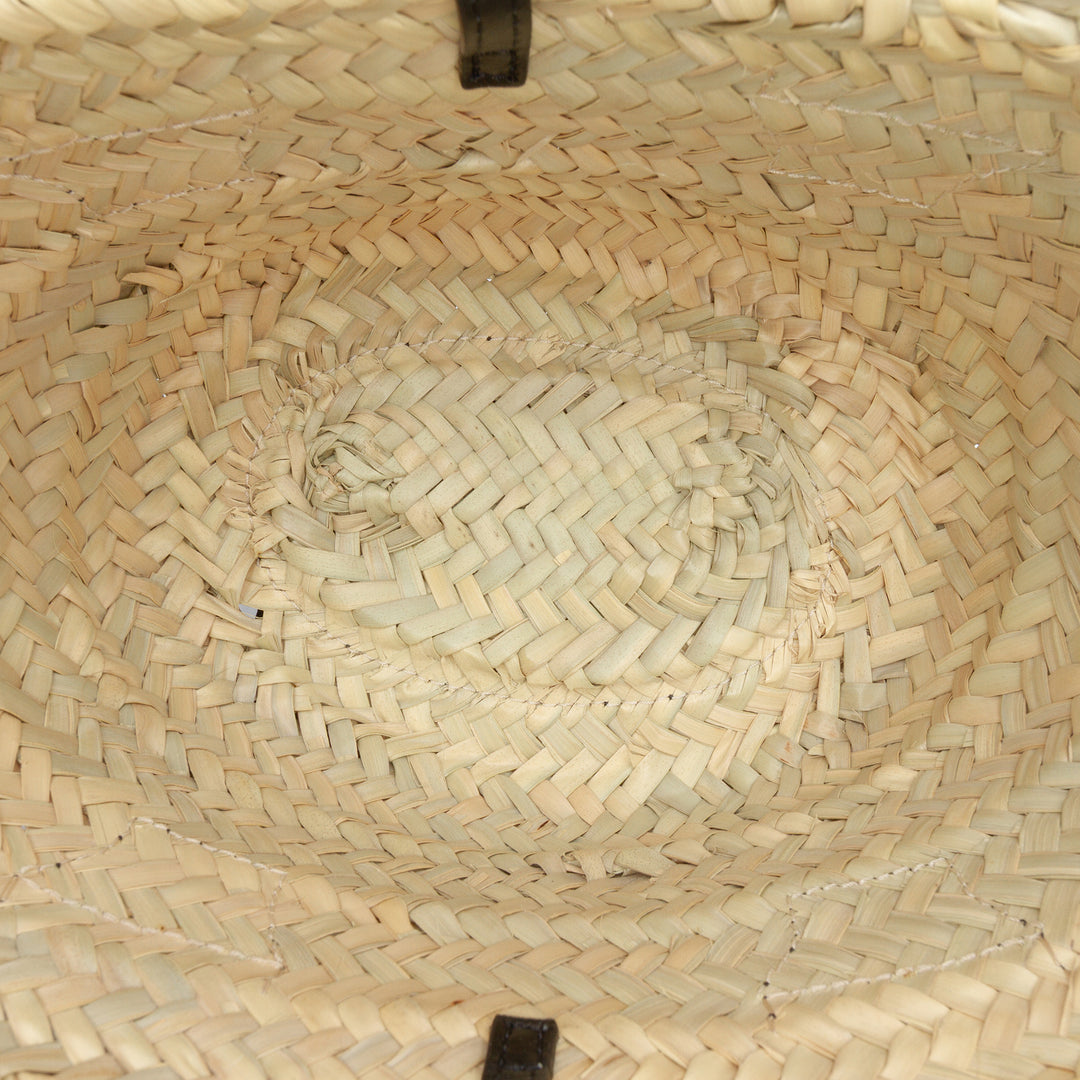 Chloé Small Raffia et Smooth Cuir de veau Sense Basket Cabas