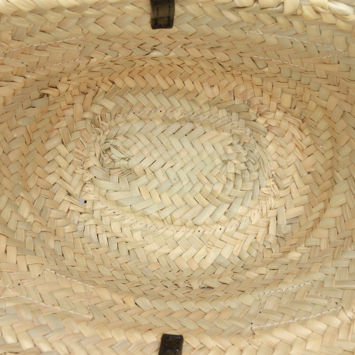 Chloé Small Raffia et Smooth Cuir de veau Sense Basket Cabas
