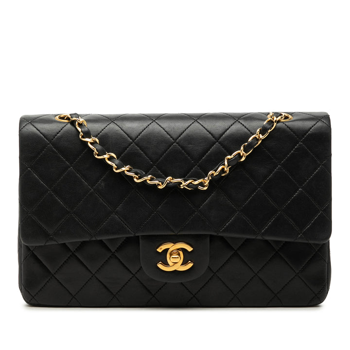 Chanel Medium Classic Cuir d’agneau Double rabat