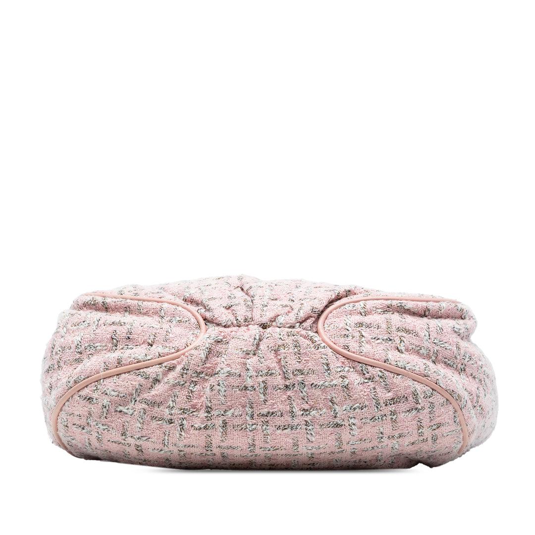 Chanel Tweed Boucle Knitting Top Handle Bag Rose – GABY PARIS Authentique