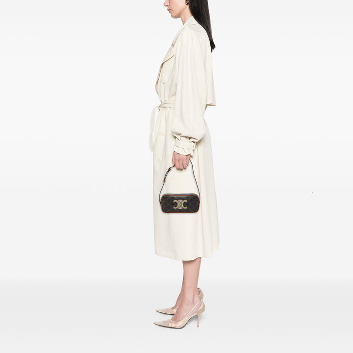 Celine Triomphe Sac caméra Mini Toile enduite