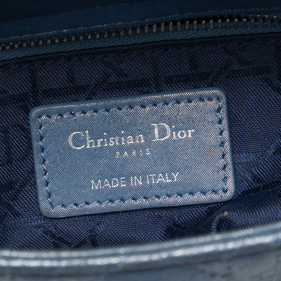 Dior Mini Iridescent Cuir d’agneau Cannage Lady Dior