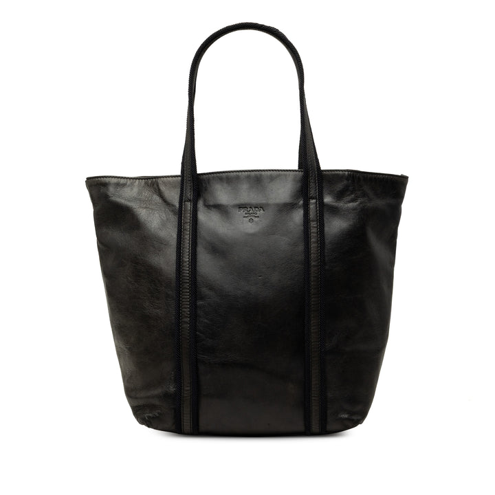 Souple Veau Cabas Noir