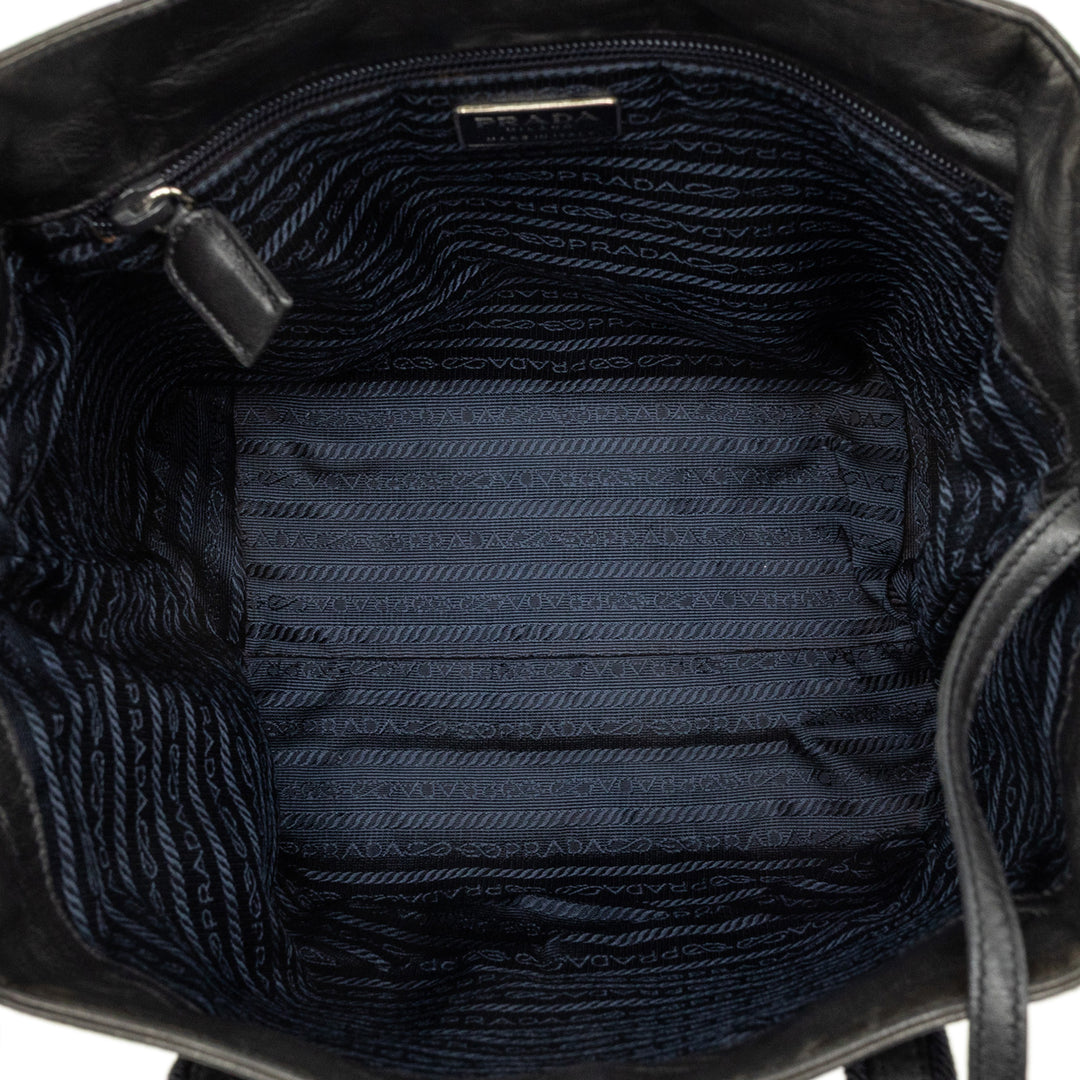 Souple Veau Cabas Noir