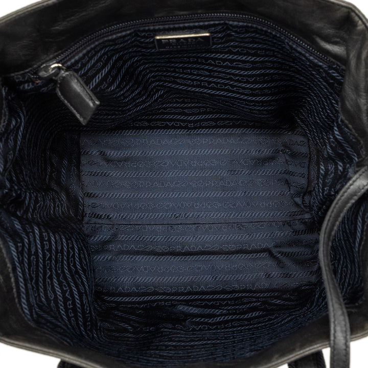 Souple Veau Cabas Noir