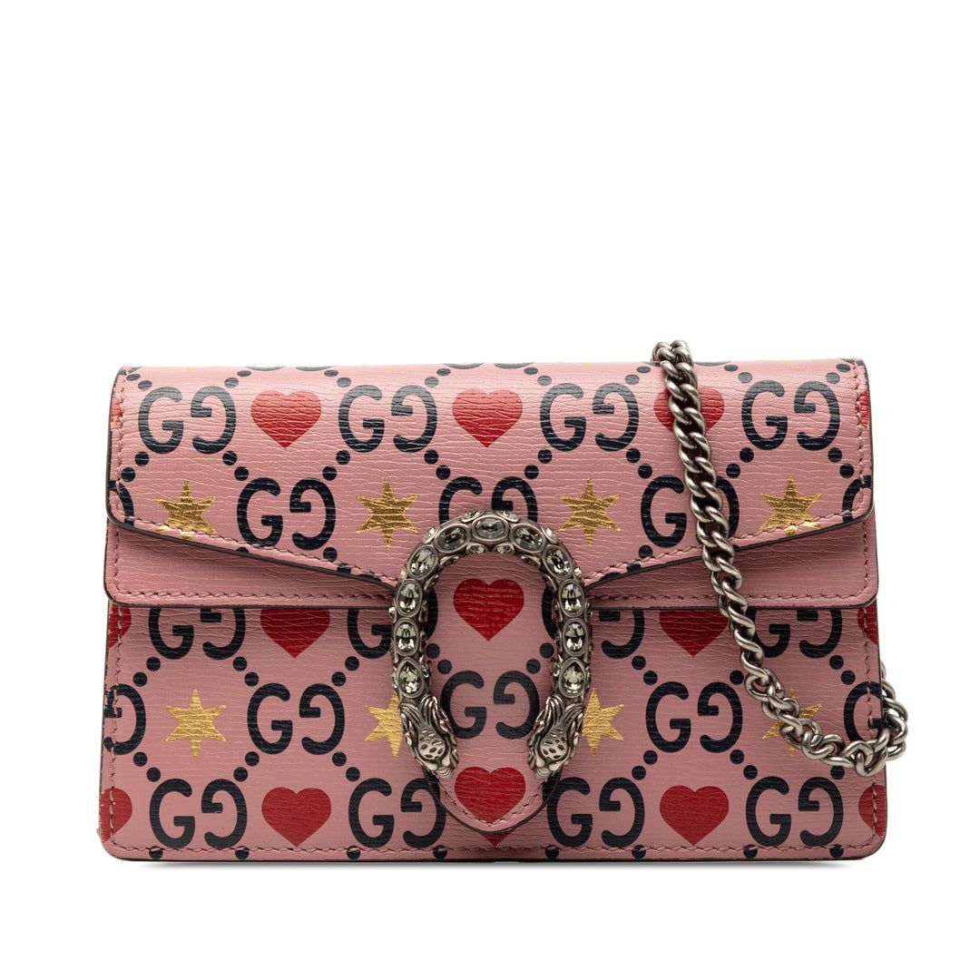 Gucci Mini Textured Cuir Valentines Day Dionysus Sac porté croisé