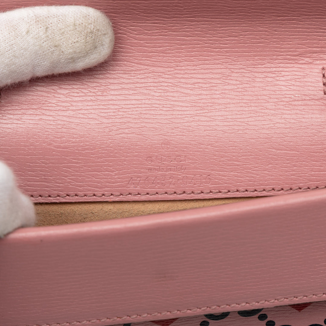 Gucci Mini Textured Cuir Valentines Day Dionysus Sac porté croisé