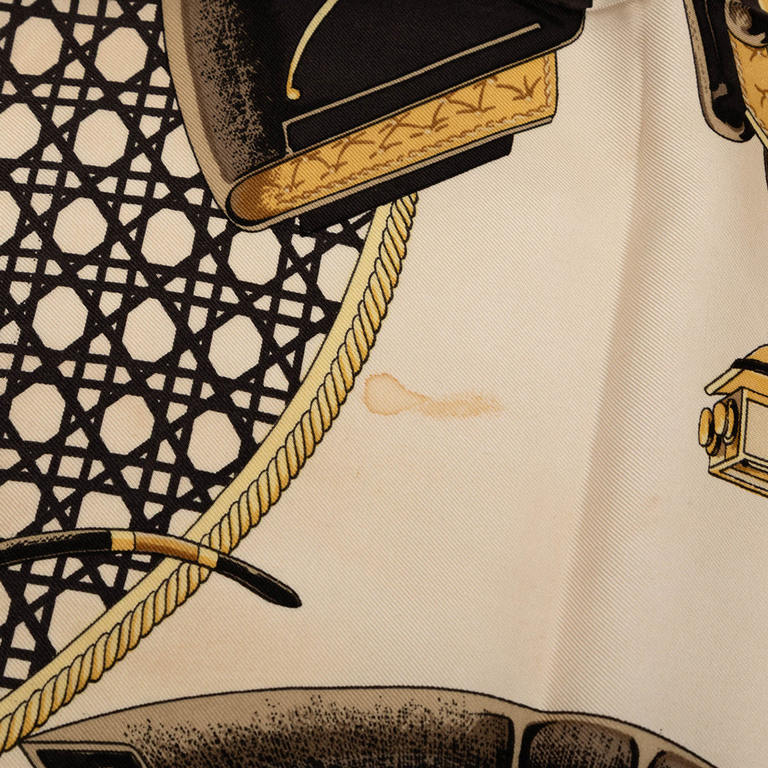 Hermès Les Voitures a Transformation Soie Foulard 90 – GABY PARIS Authentique