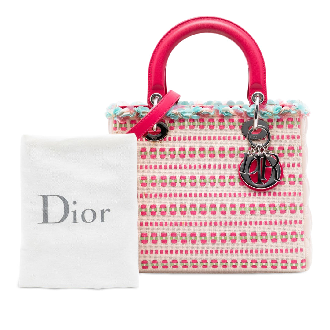 Dior Medium Tweed Sequins Lady Dior