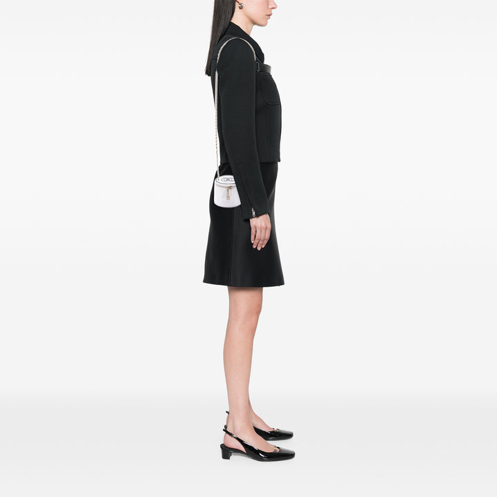 Chanel Matelassé Chaîne et Charm Vanity Cuir d'agneau