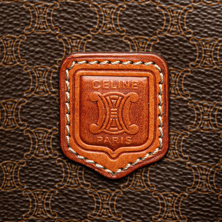 Macadam Coated Canvas Tote Brown - Gaby Paris