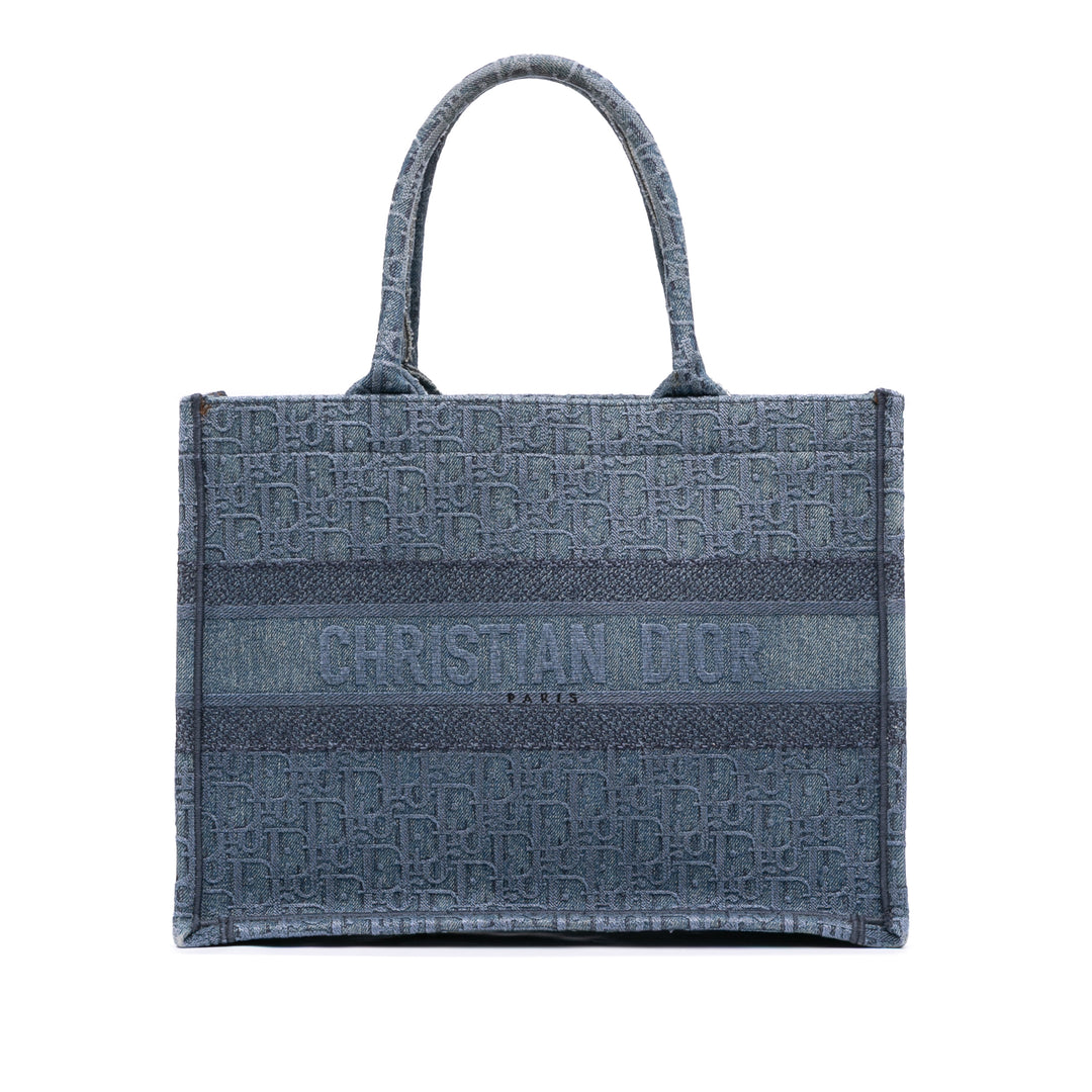 Dior Medium Oblique Jean Book Cabas