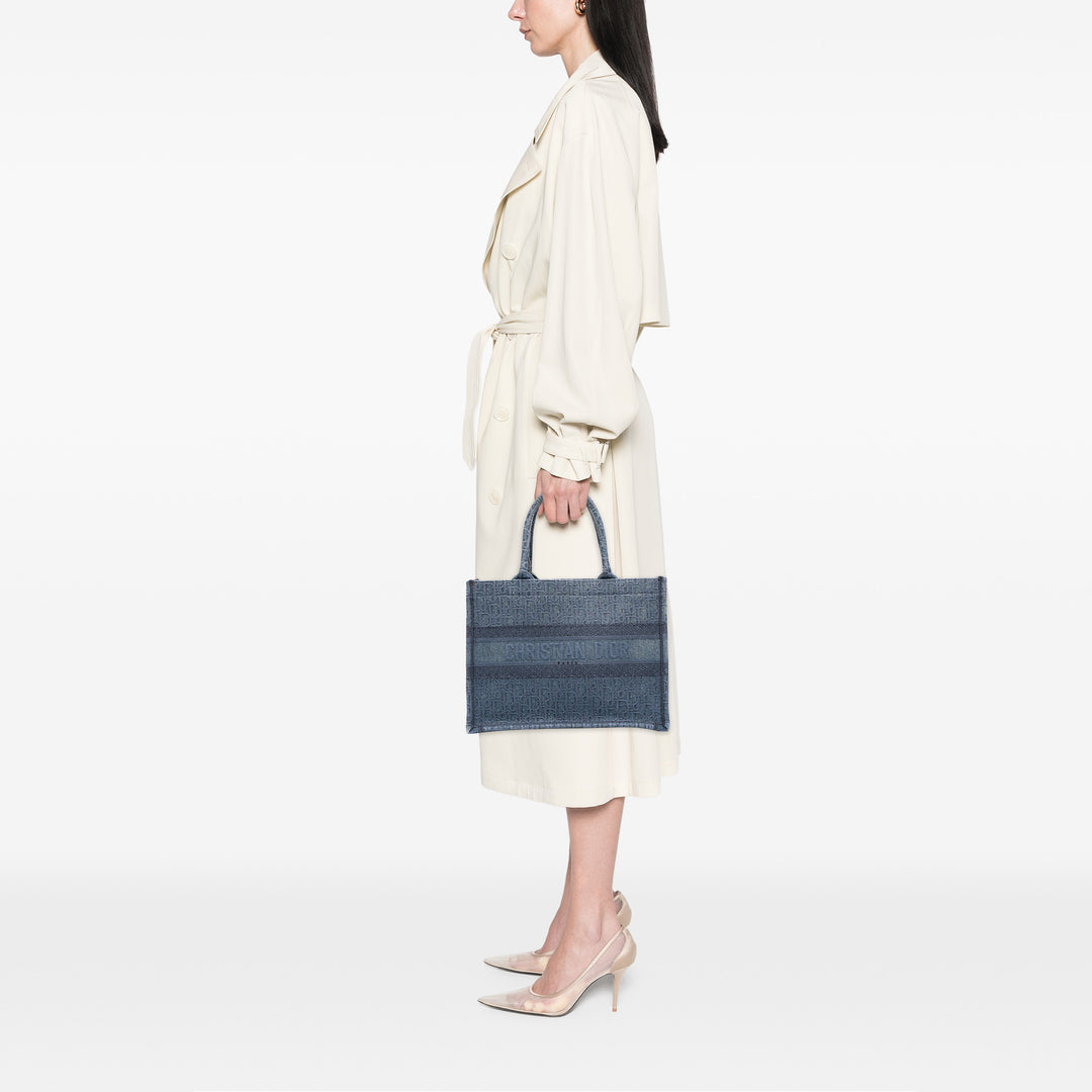 Dior Medium Oblique Jean Book Cabas