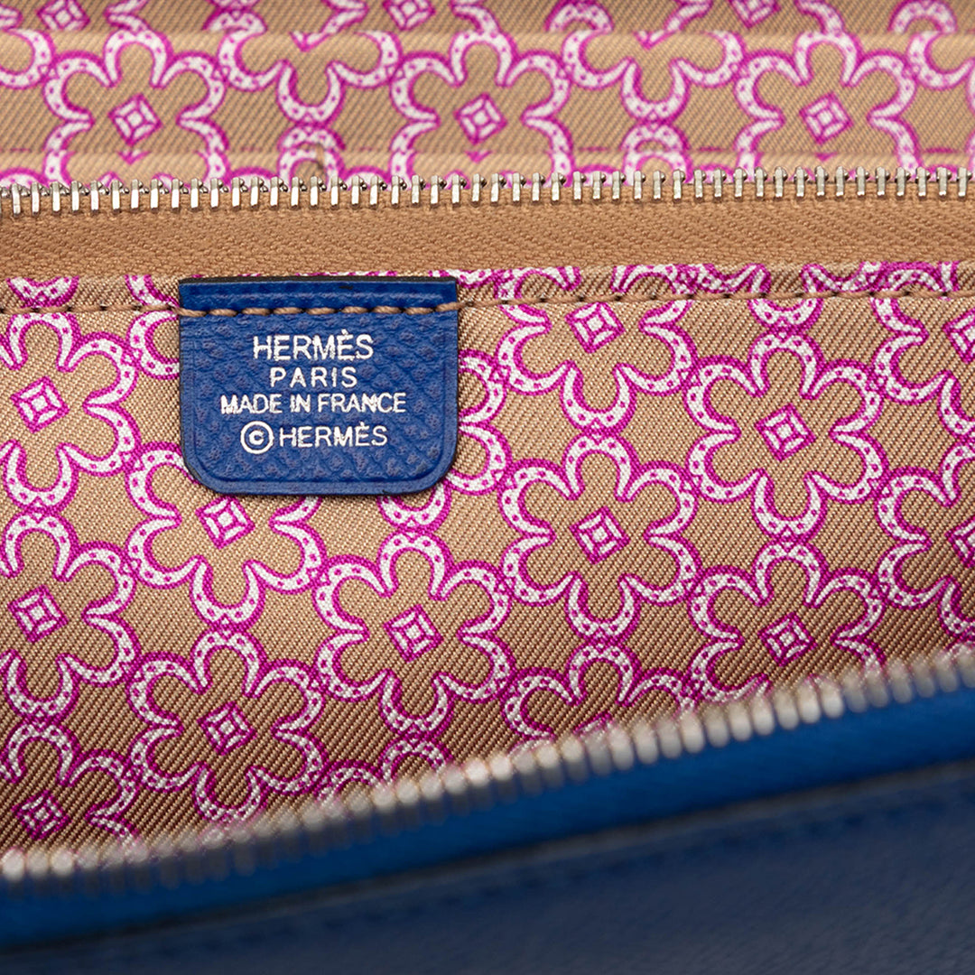 Hermès Epsom Azap Soie In Portefeuille long