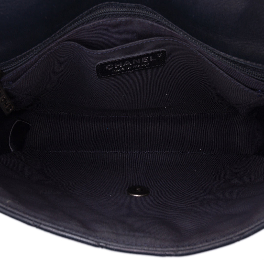 Paris-Salzburg Medium Lambskin Tyrolean Flap Gray - Gaby Paris