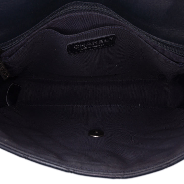 Paris-Salzburg Medium Lambskin Tyrolean Flap Gray - Gaby Paris