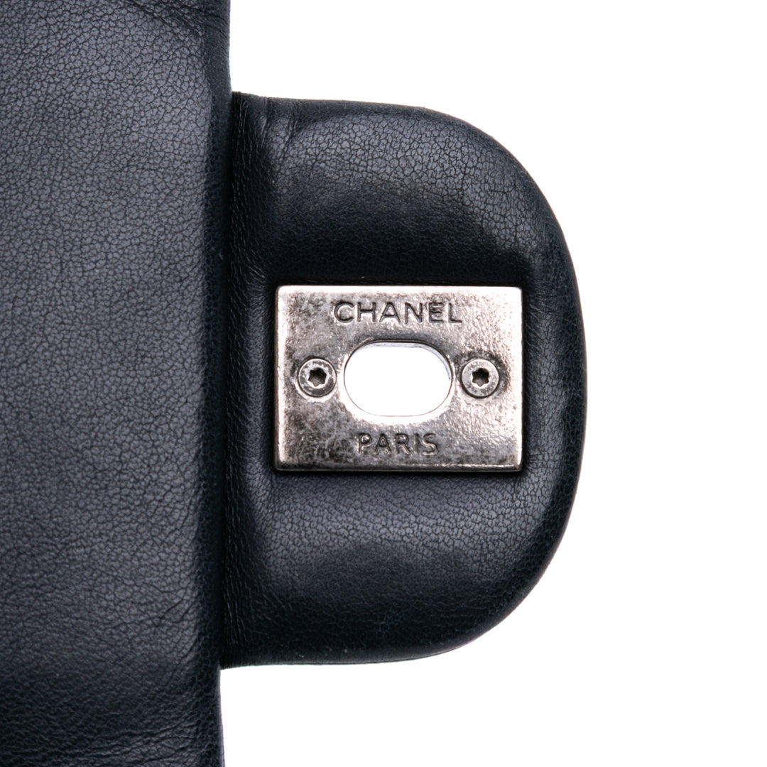 Paris-Salzburg Medium Lambskin Tyrolean Flap Gray - Gaby Paris