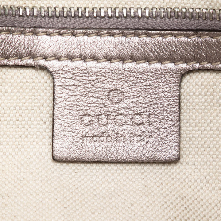 Gucci Large Metallic Guccissima Twins Cabas